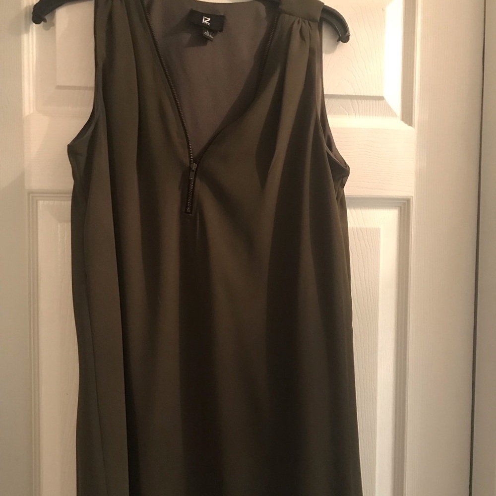 Olive sheath dress